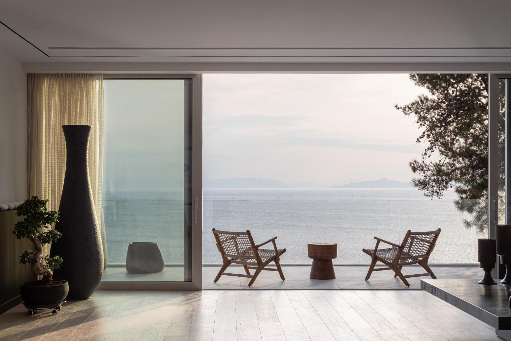 Black Stone Villa Sounion Exterior foto